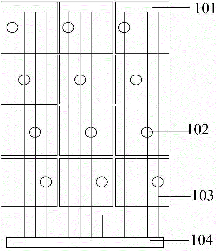 Array substrate and manufacturing method thereof and touch detecting method of touch display device