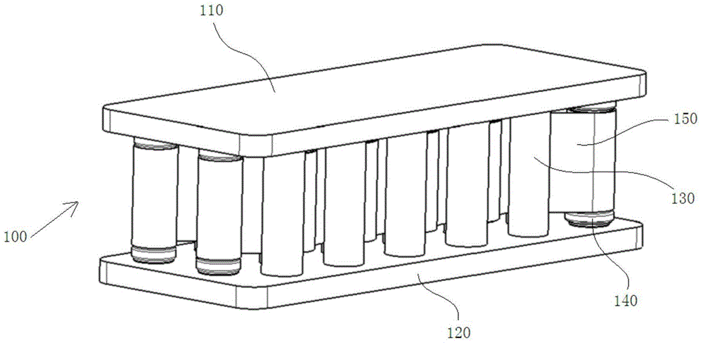 Battery pack heating device