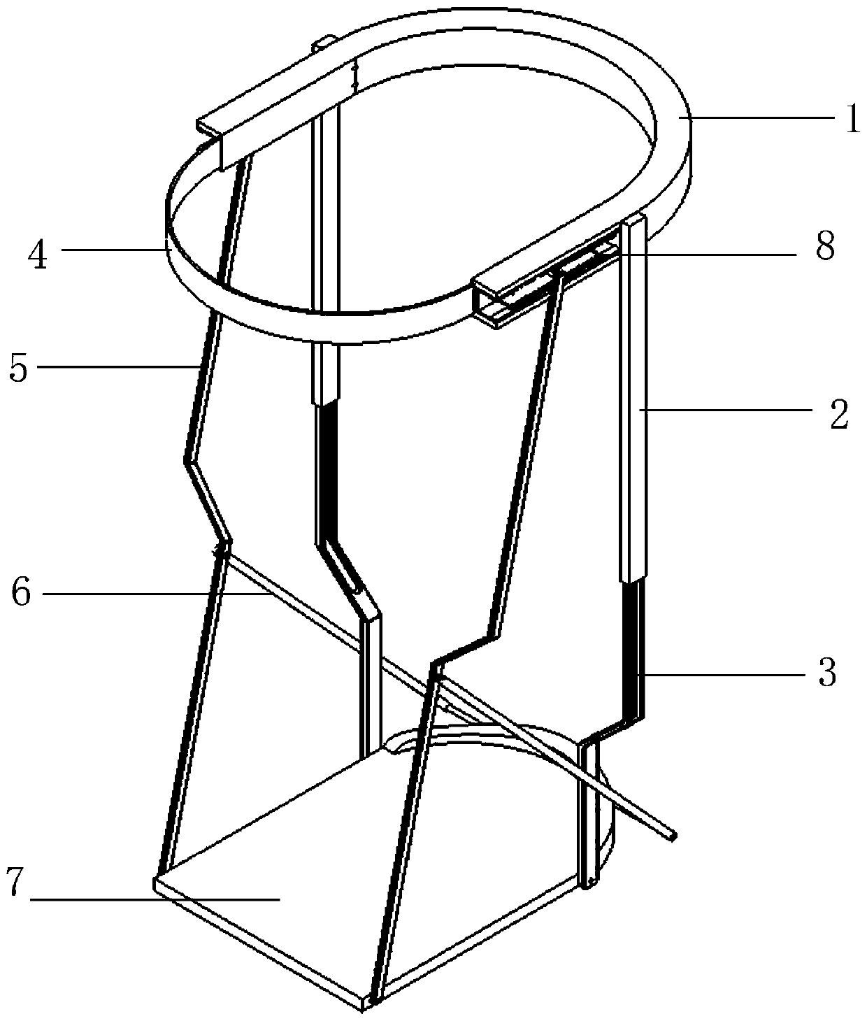 Exoskeleton device for aiding walking of lower limbs