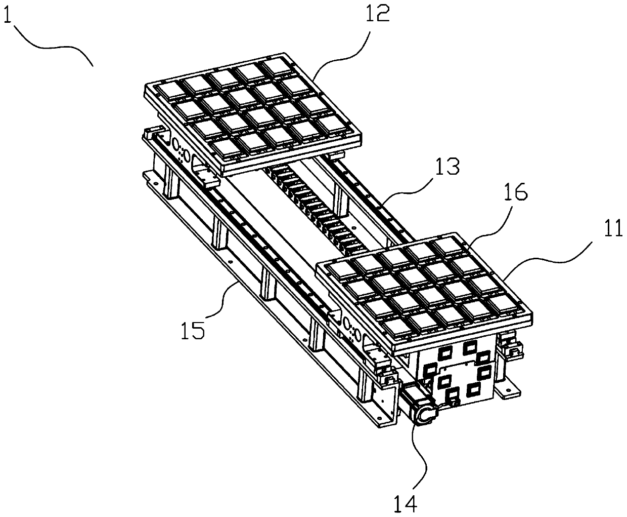 NG unloading sorting mechanism