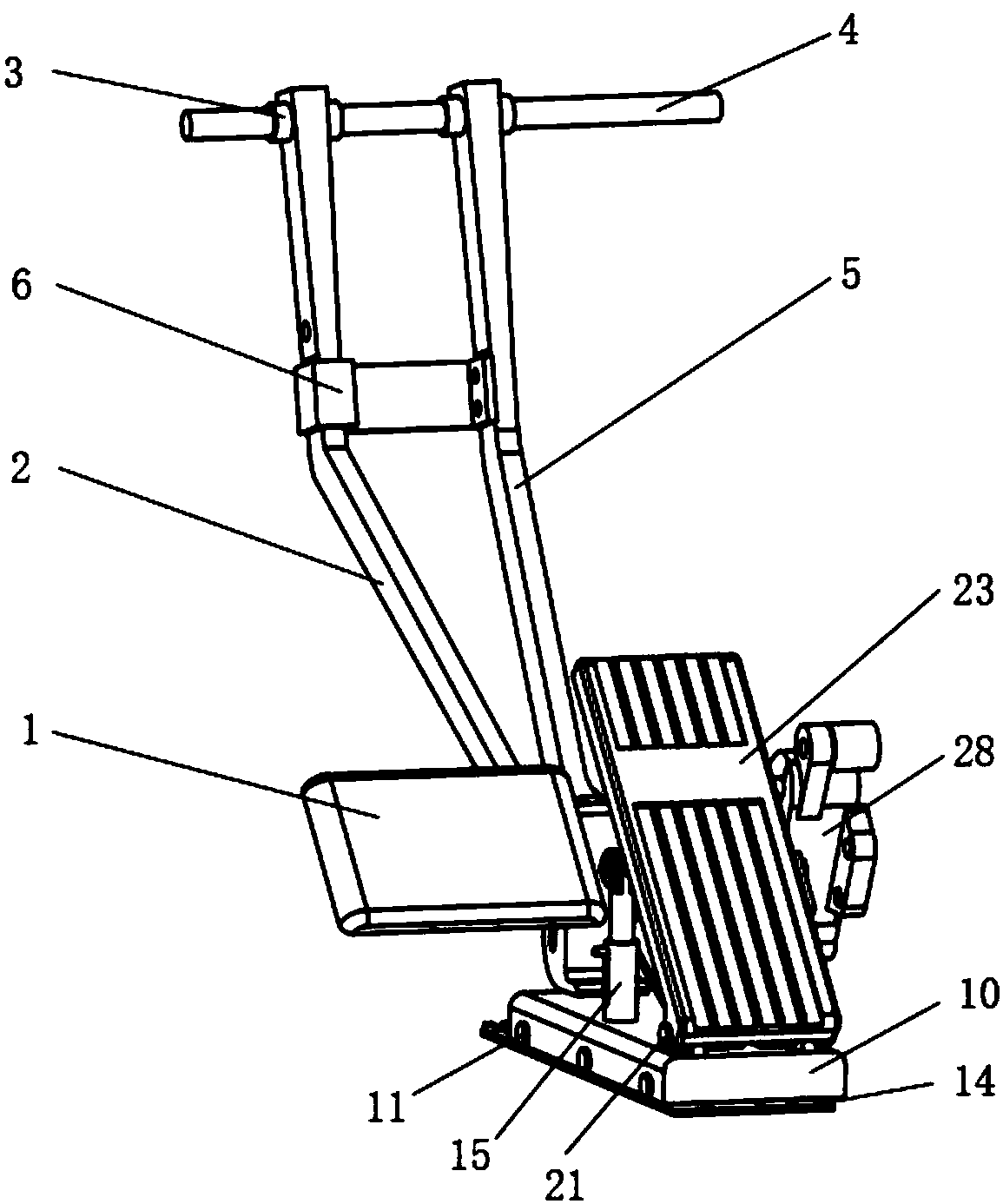 Automobile accelerator pedal assembly preventing mistaken pressing