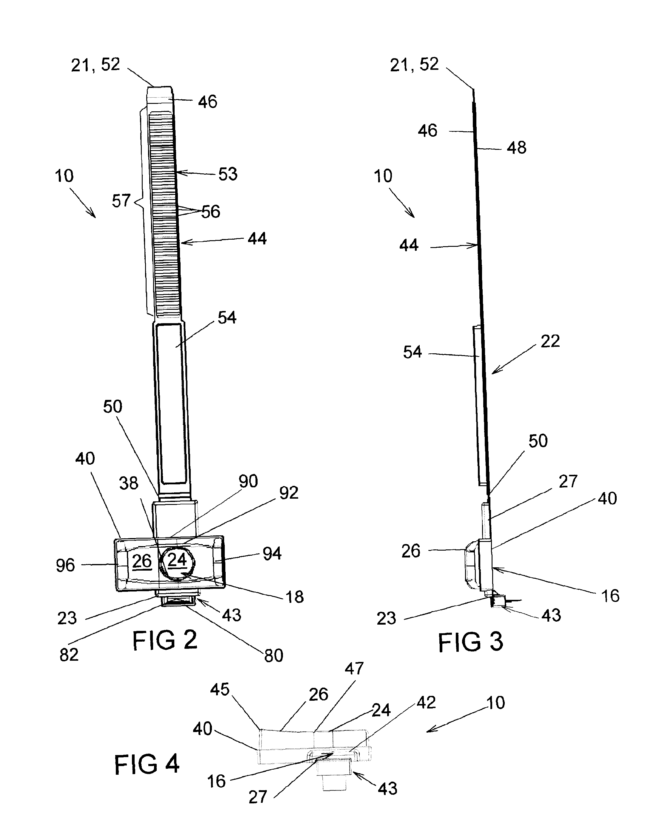 Lockable attachment and styptic device including same