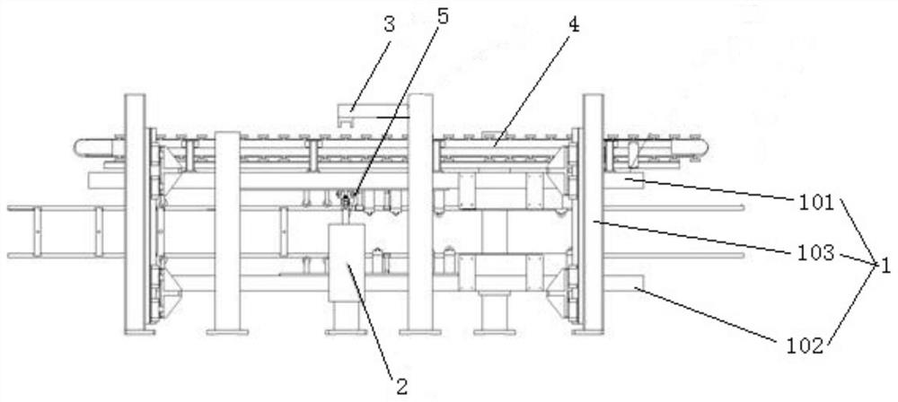 A main keel welding equipment and welding method