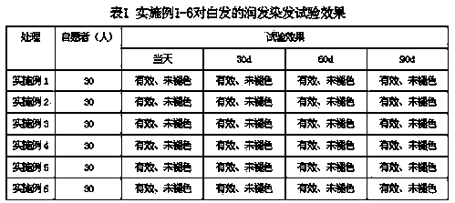 Hair moistening and dyeing paste as well as preparation method and application thereof