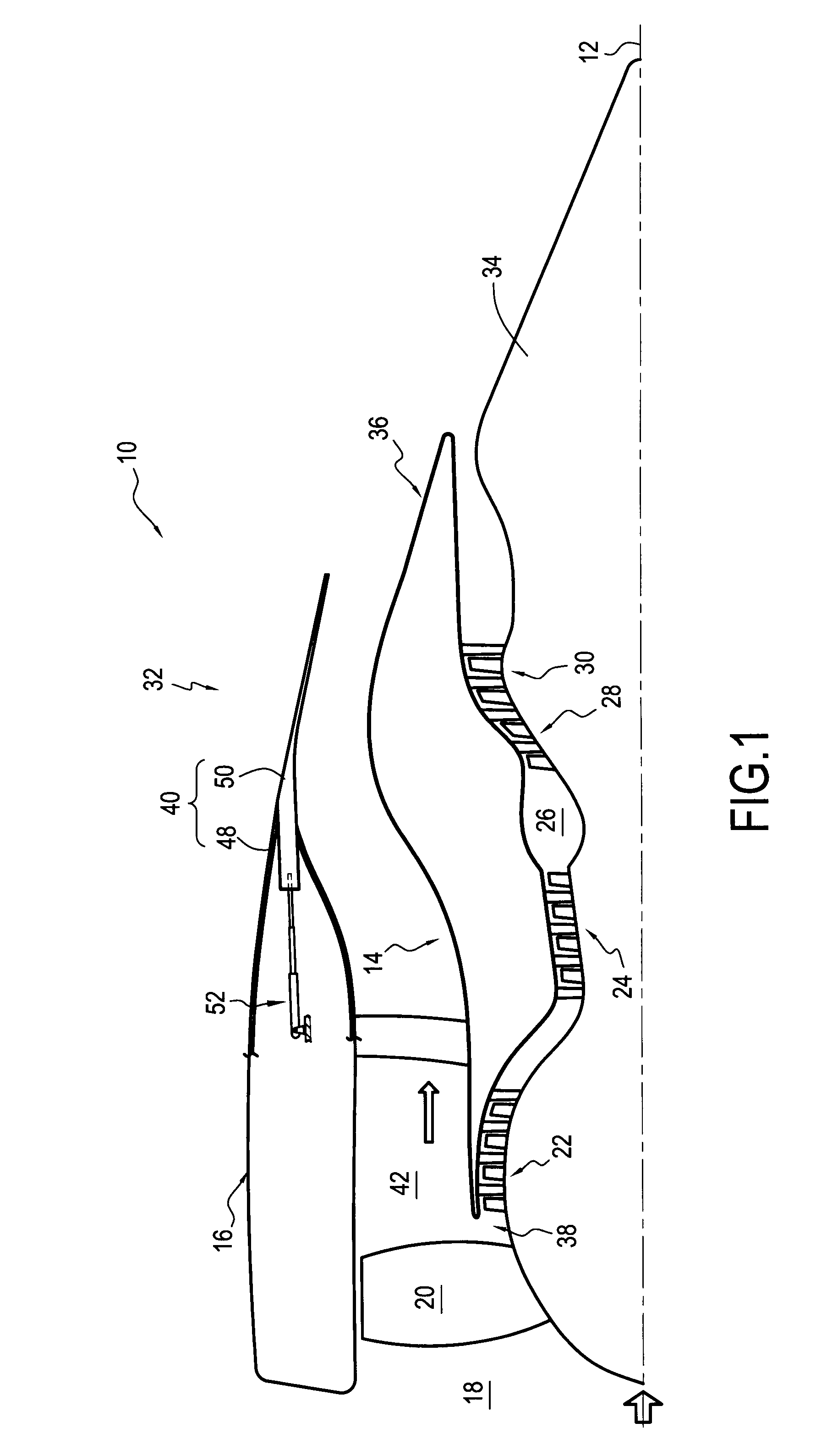 Gas exhaust nozzle for a bypass turbomachine having an exhaust or throat section that can be varied by moving the secondary cowl