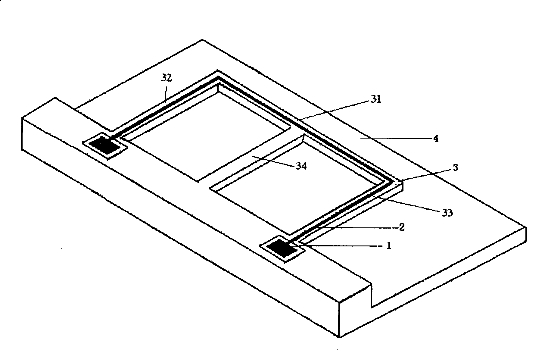 Micro electro-mechanical system magnetic field sensor and measuring method