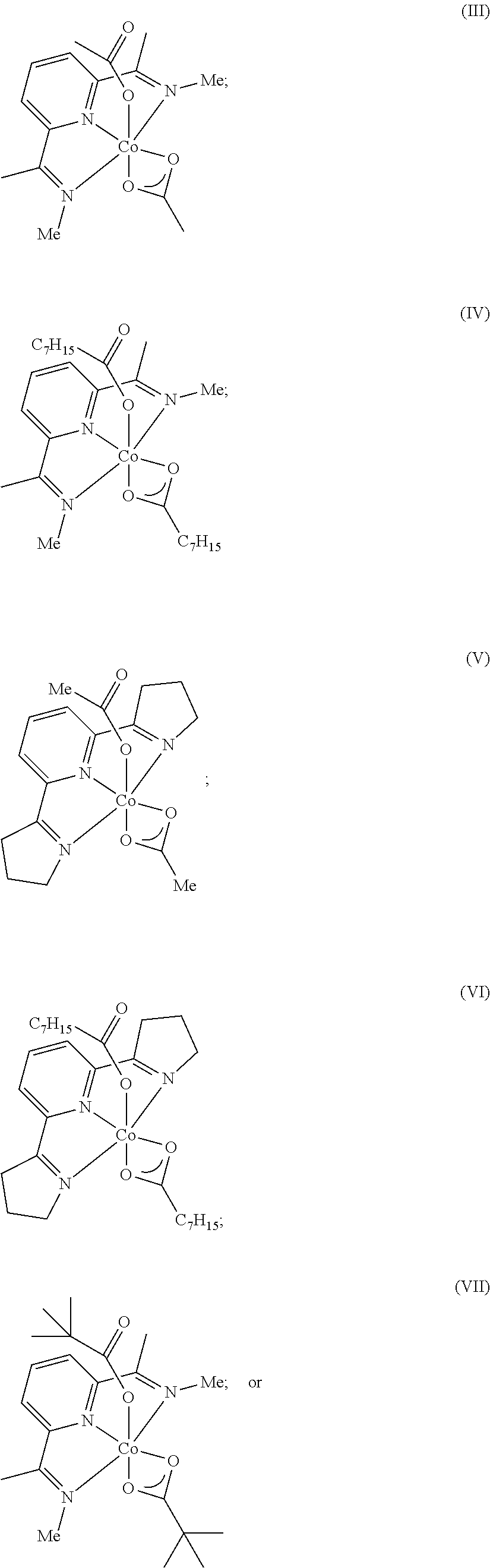 Dehydrogenative silylation, hydrosilylation and crosslinking using pyridinediimine cobalt carboxylate catalysts