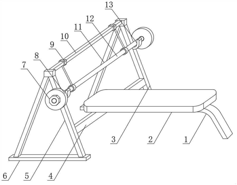 Physical training device for physical education