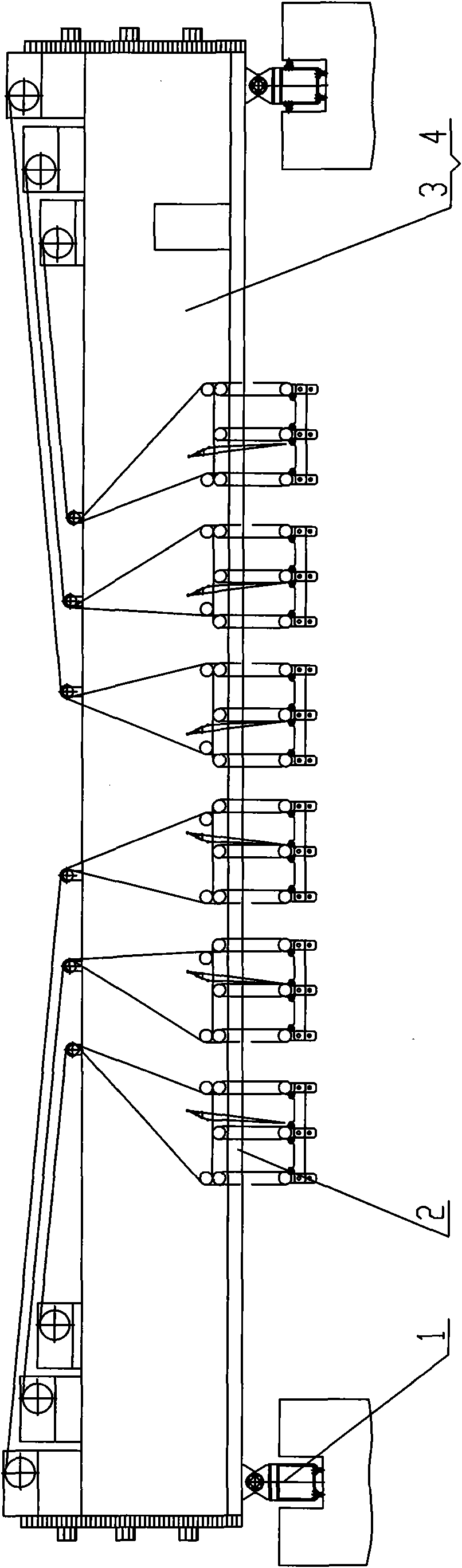 Multi-suspension-centres crane