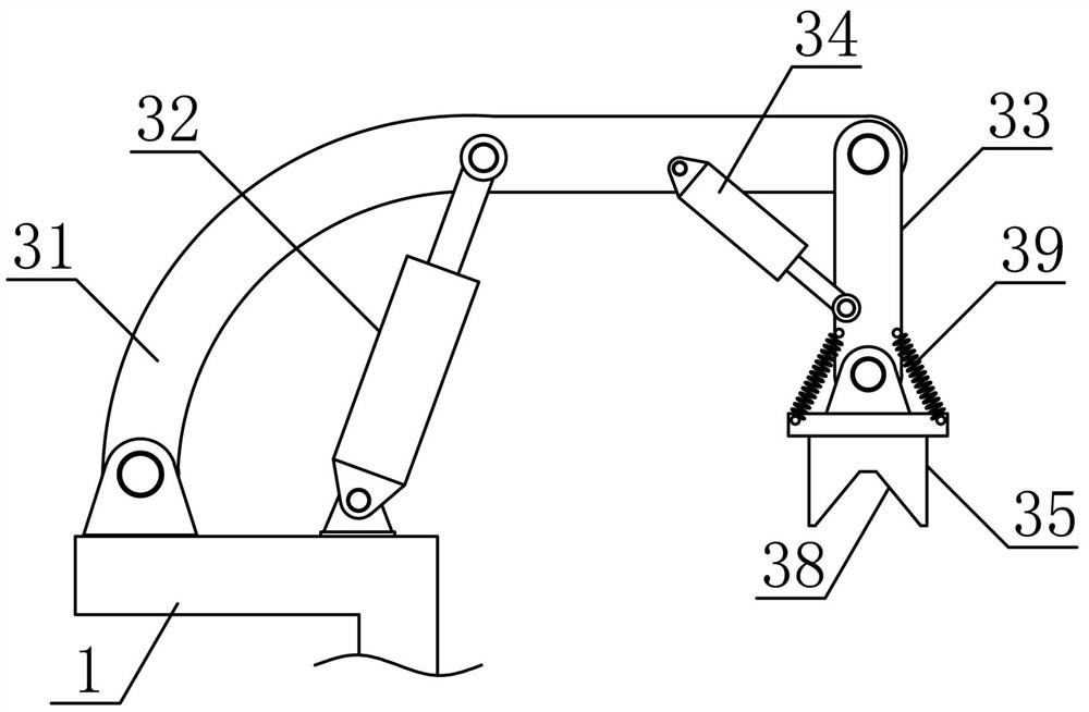 A positioning and clamping device for a clothing display rack
