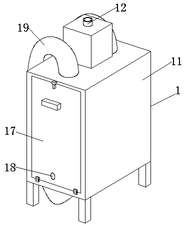 Environment-friendly circulating drying device for edible mushroom processing