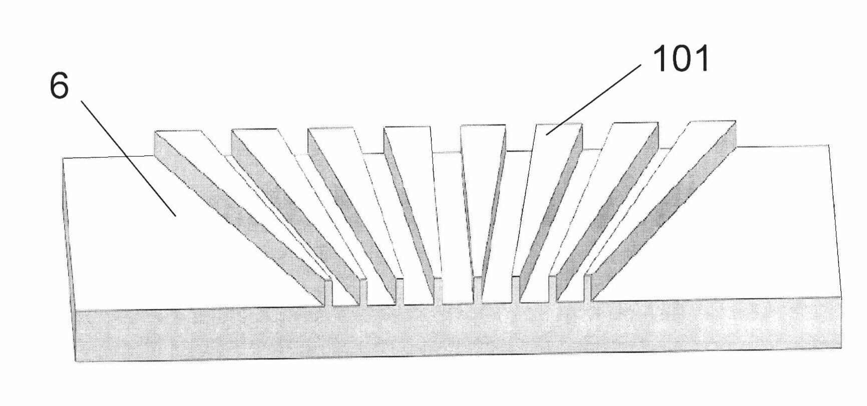 Mode converter having multi-layer structure and optical branching device