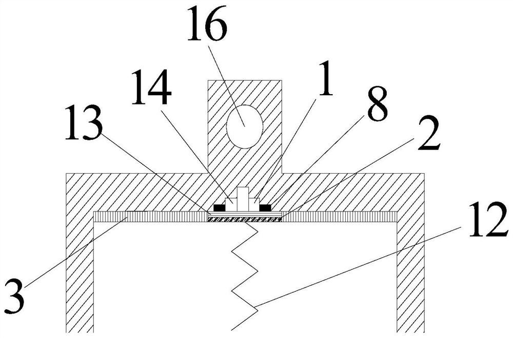 A device for suppressing galloping energy consumption