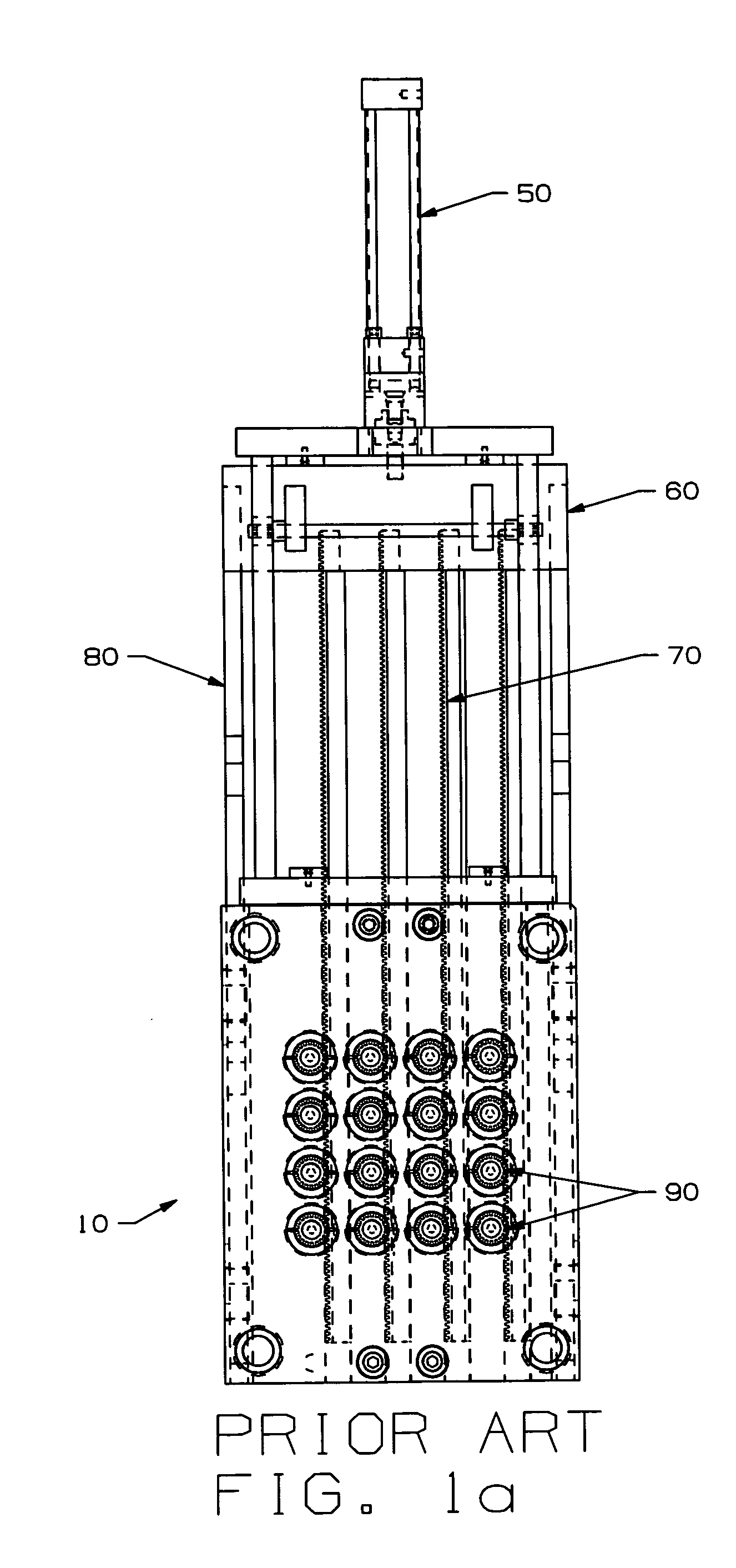 Apparatus for making threaded articles in a plastic injection molding process