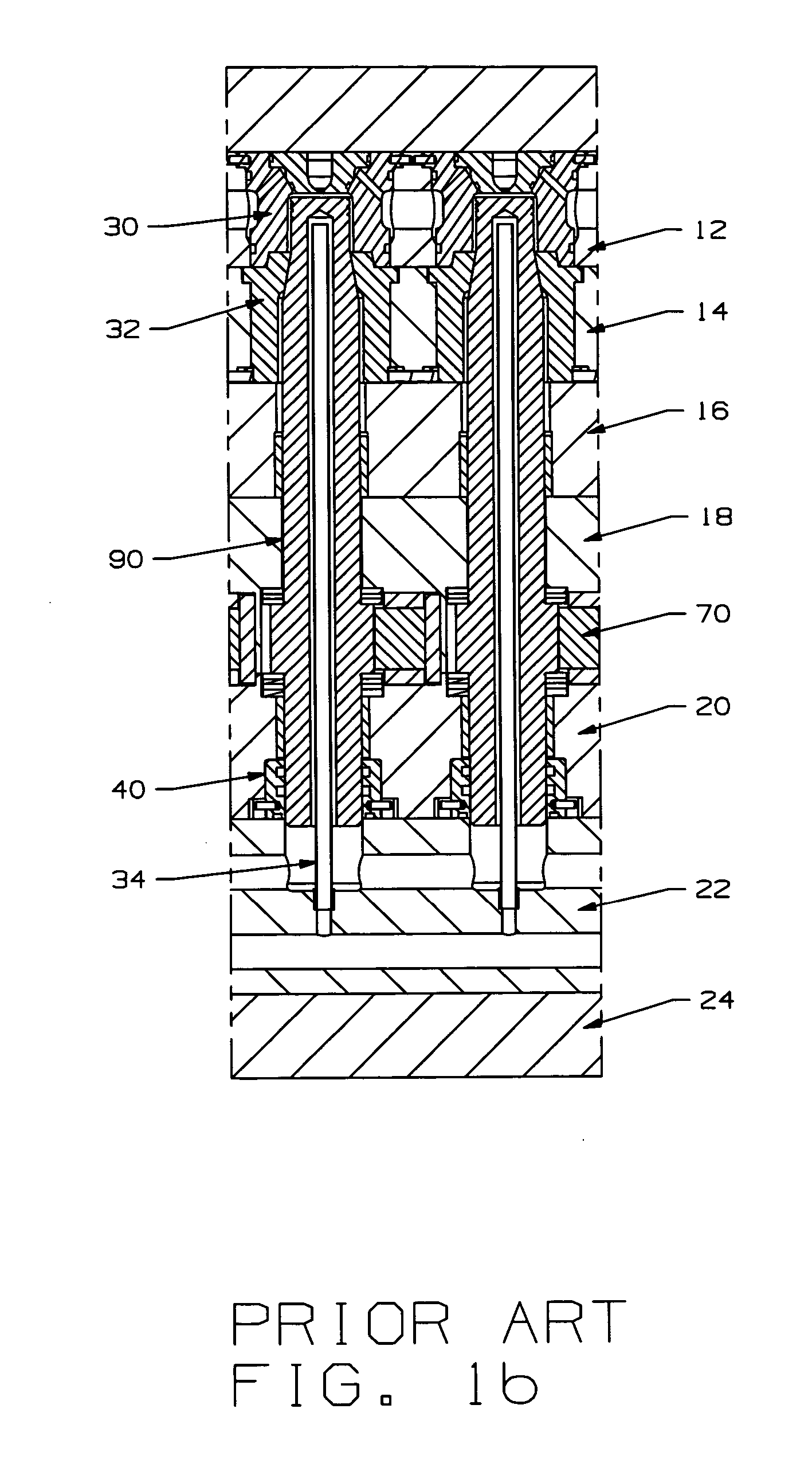 Apparatus for making threaded articles in a plastic injection molding process