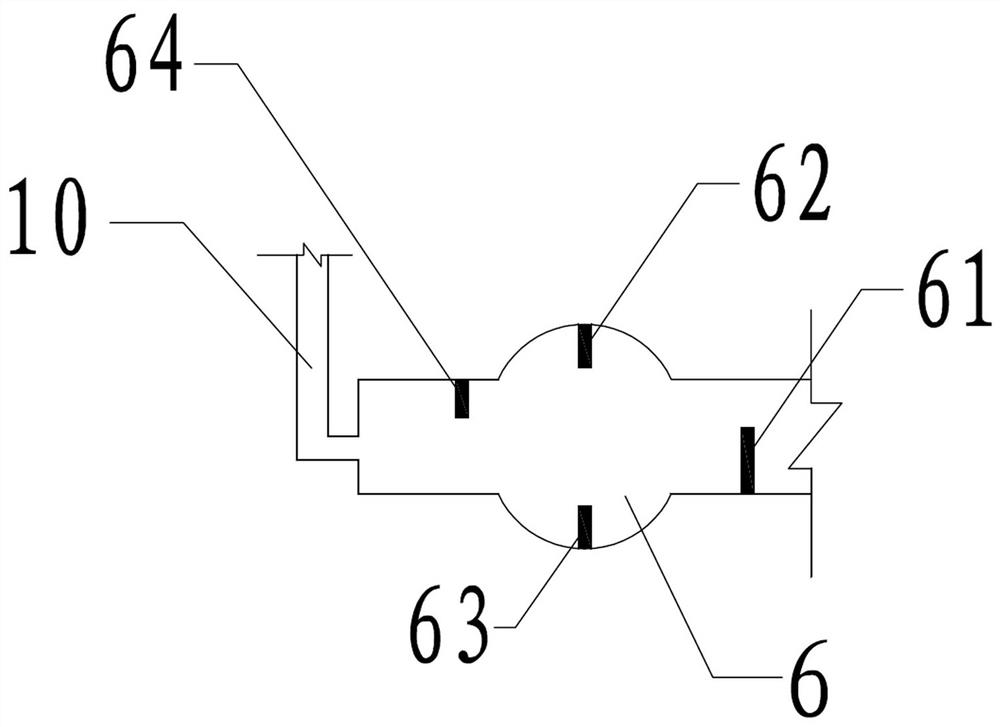 Pressure regulating chamber device for hydropower station