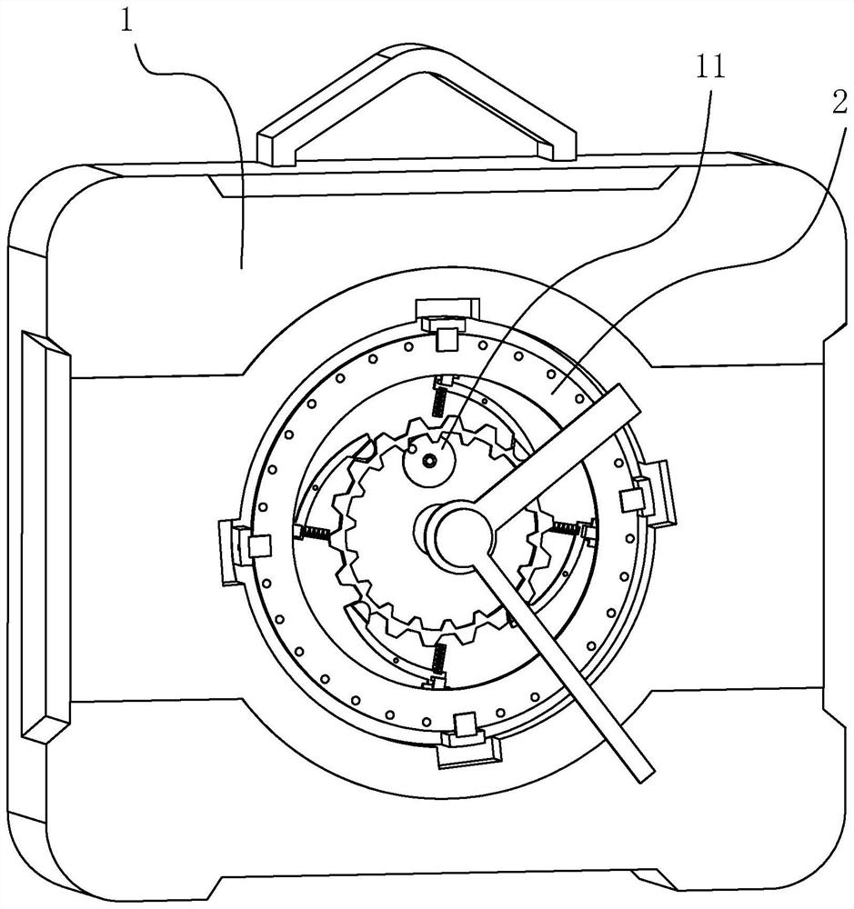 Clock movement provided with positioning device