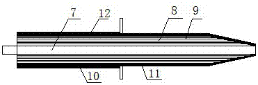 Vacuum glue-impregnated fiber explosion-proof oil-paper capacitive bushing