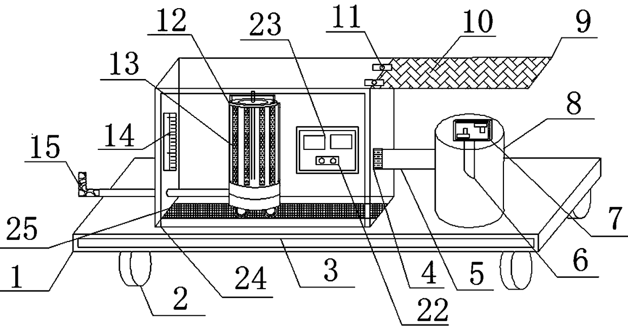 Nano-material freeze-drying preparation equipment