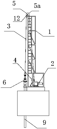 An intelligent oil scooping machine