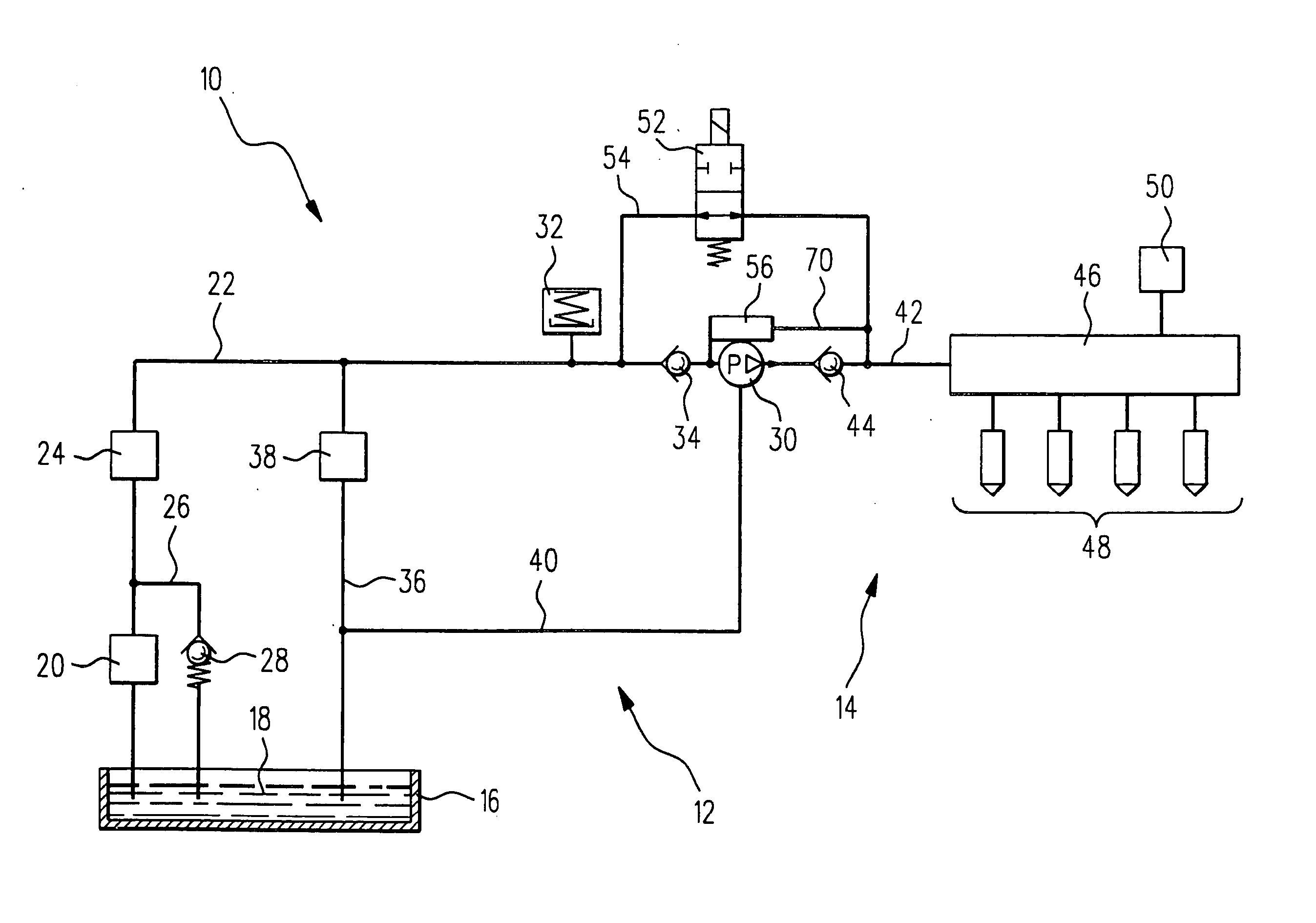 High-pressure fuel pump with a pressure relief valve