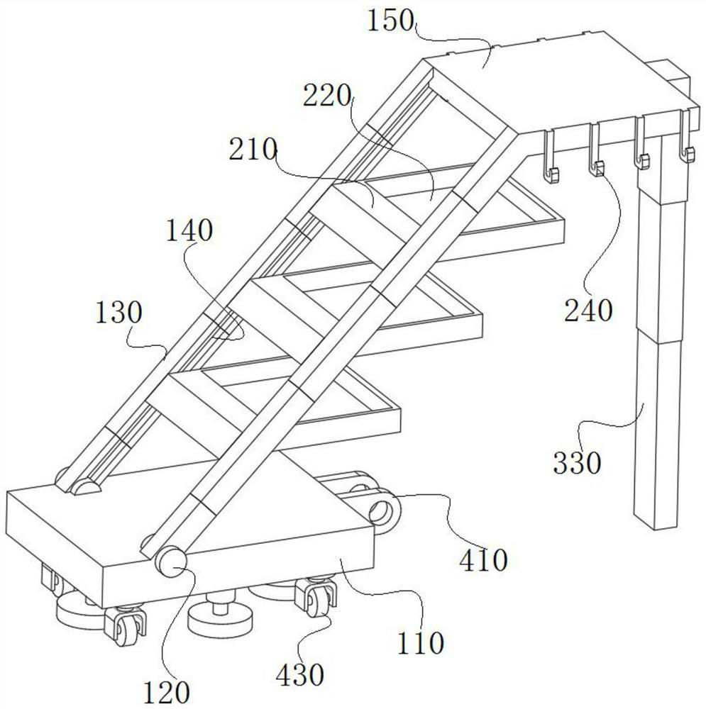 Multifunctional photovoltaic electromechanical equipment combined tool rack