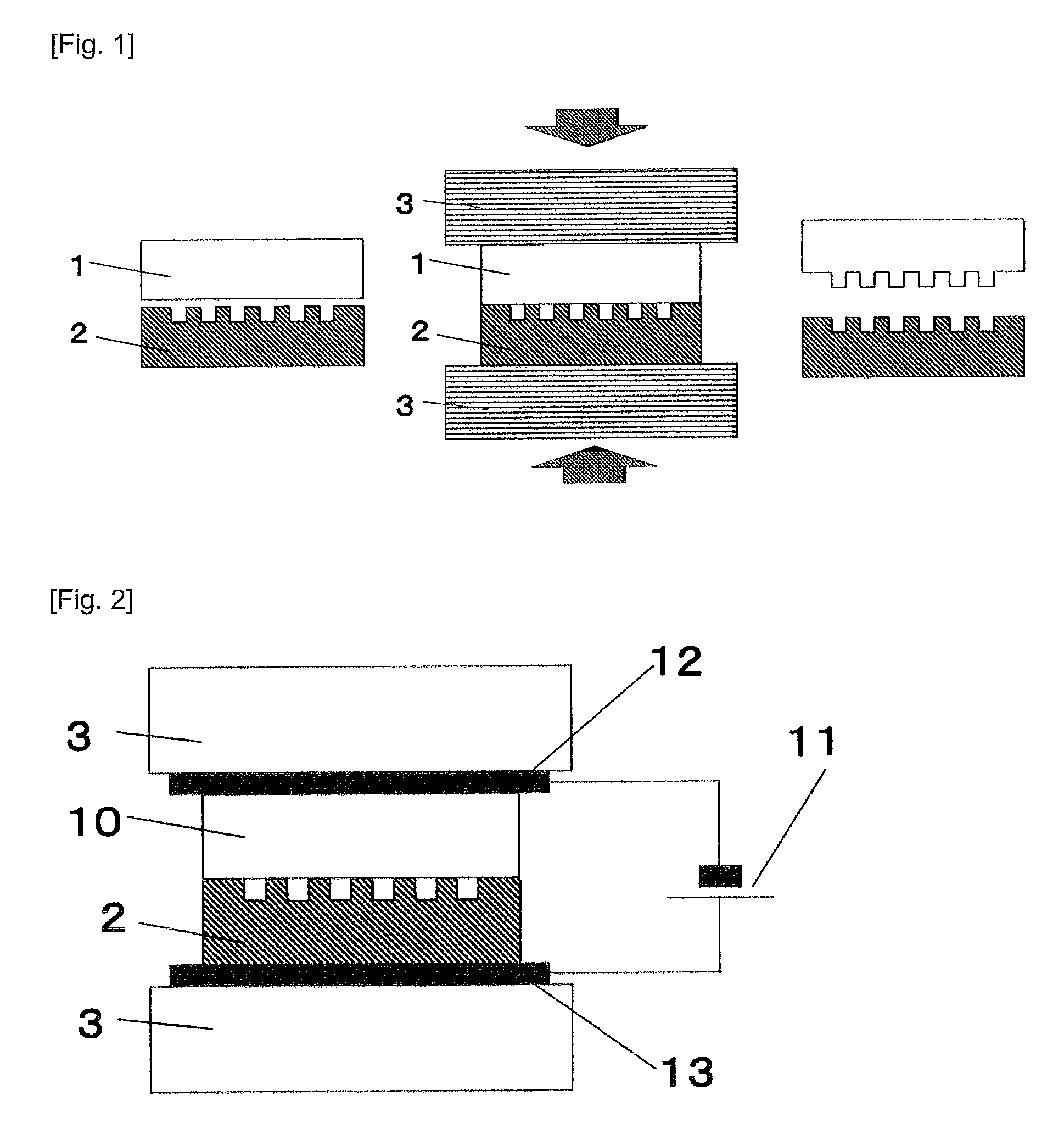 Method of molding glass parts and molding apparatus