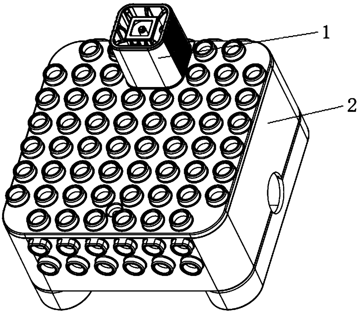 Building block main control member module power saving method and a building block main control member module