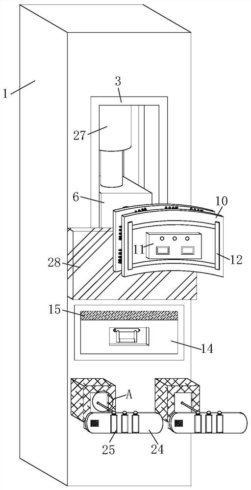 Massage device for rehabilitation exercise of old people