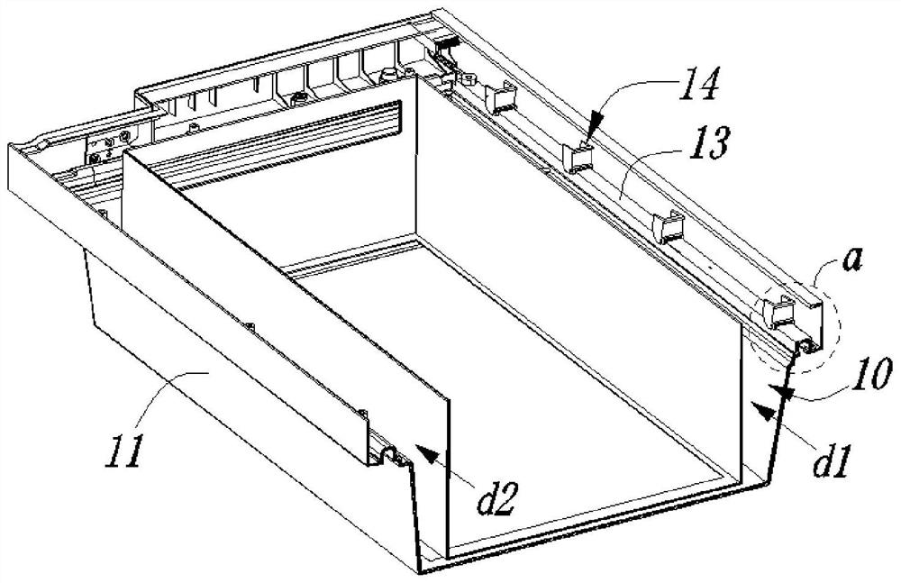 Foaming molding part and refrigerator with same