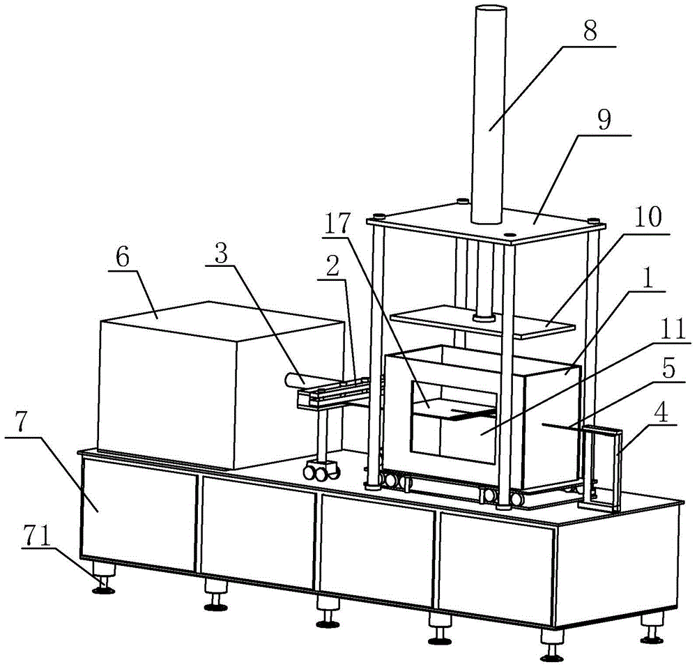 Geosynthetics large-scale visual pull-out test equipment