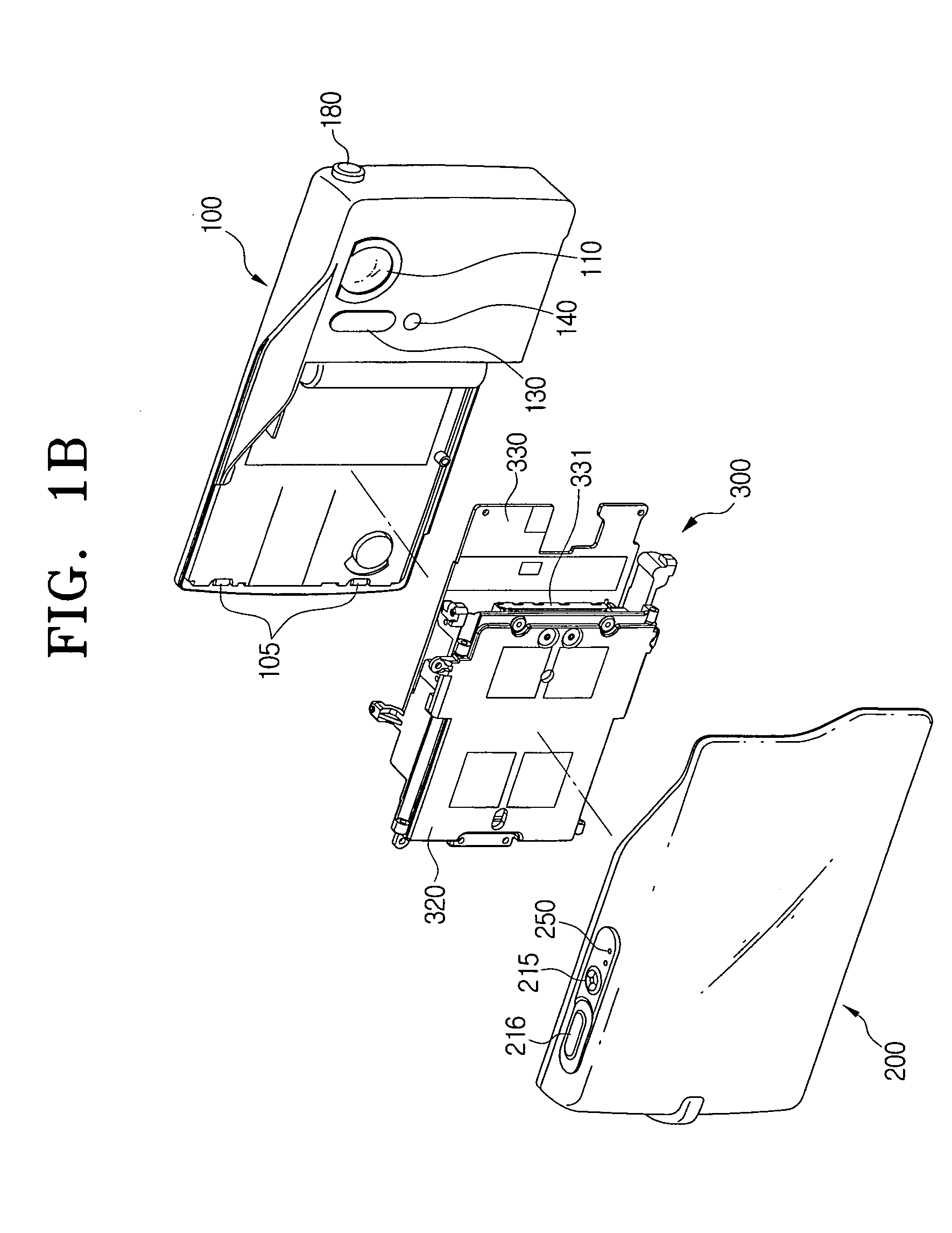 Portable electronic device and camera
