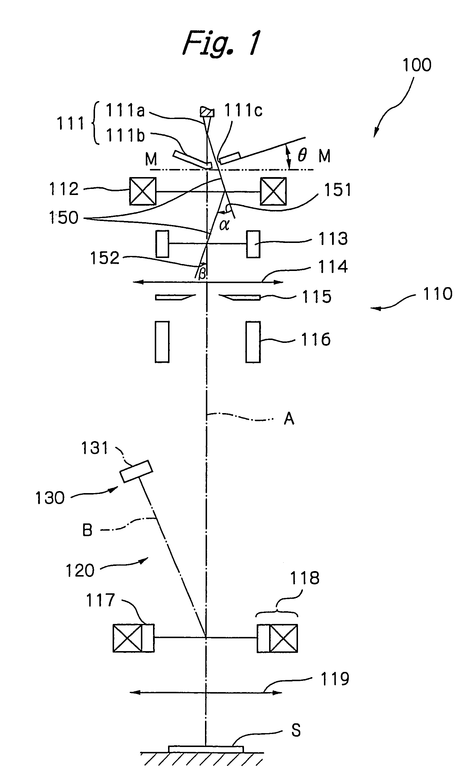 Electron beam apparatus and a device manufacturing method by using said electron beam apparatus