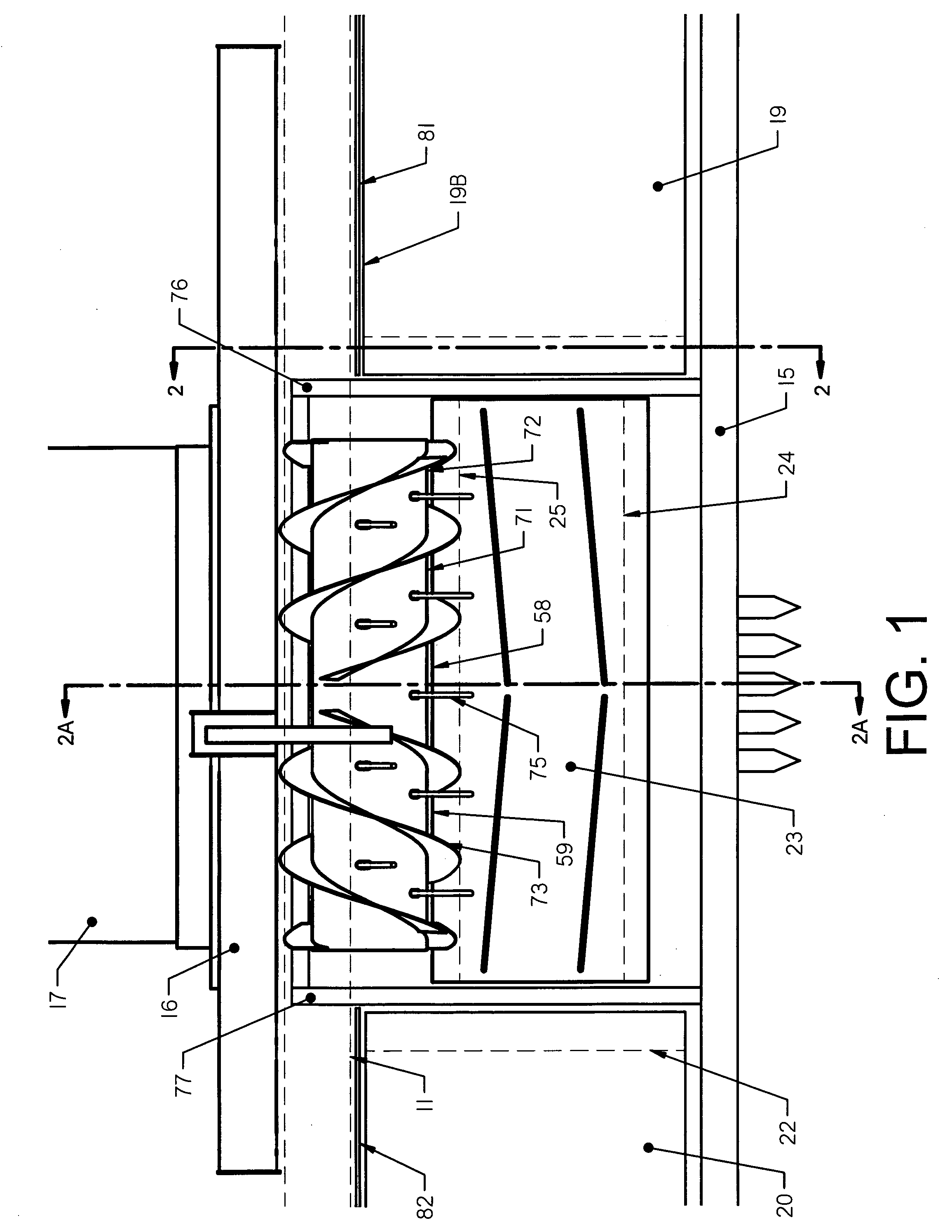 Crop feed arrangement for the header of a combine harvester
