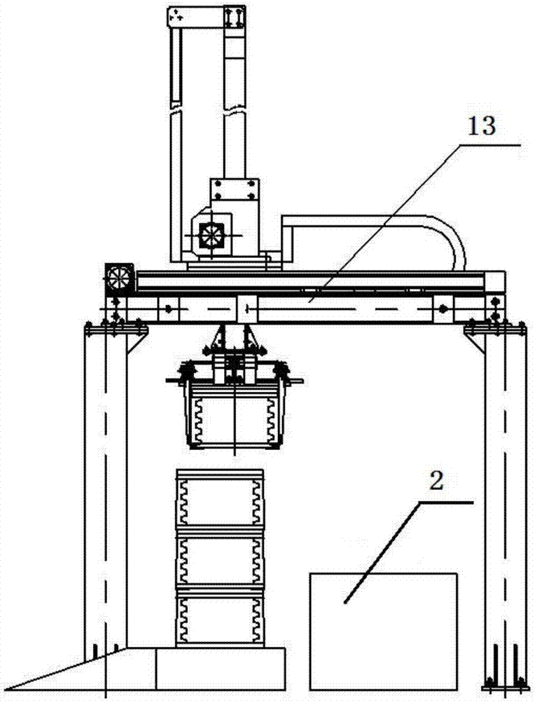 Product packaging machine and using method thereof