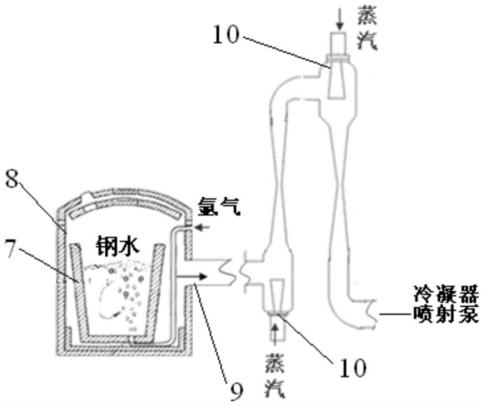 Inner wall cleaning device for steam jet pump