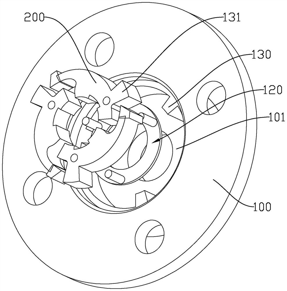 One-way self-locking mechanism applied to rotating shaft, motor and linear actuator
