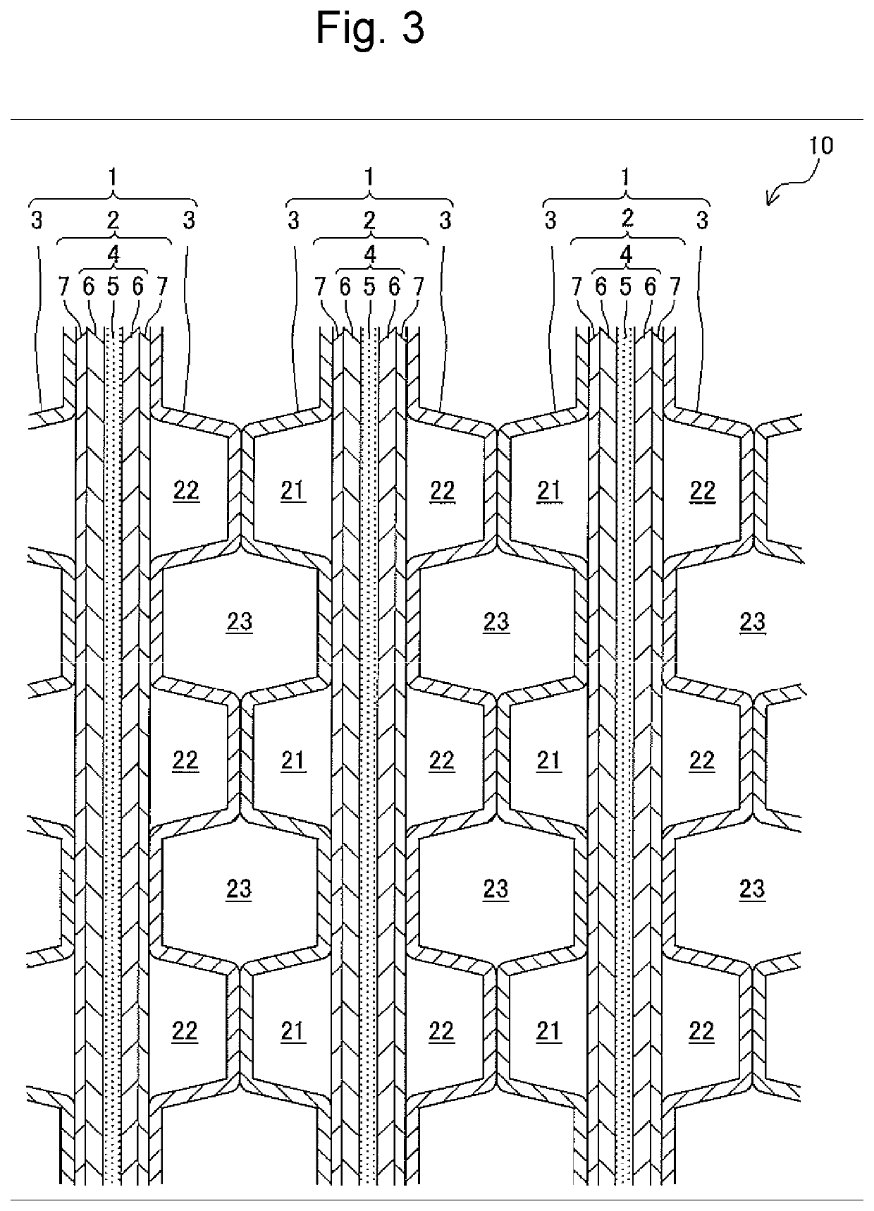 Fuel cell separator and fuel cell device