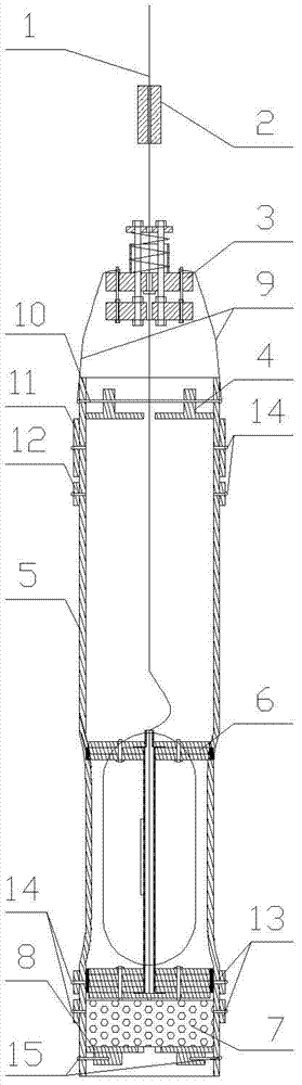 Piston type visible water sample collection instrument