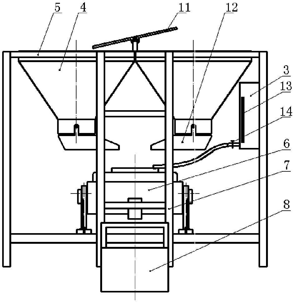 Automatic dehydration and sub-packaging system of monocrystal rock sugar