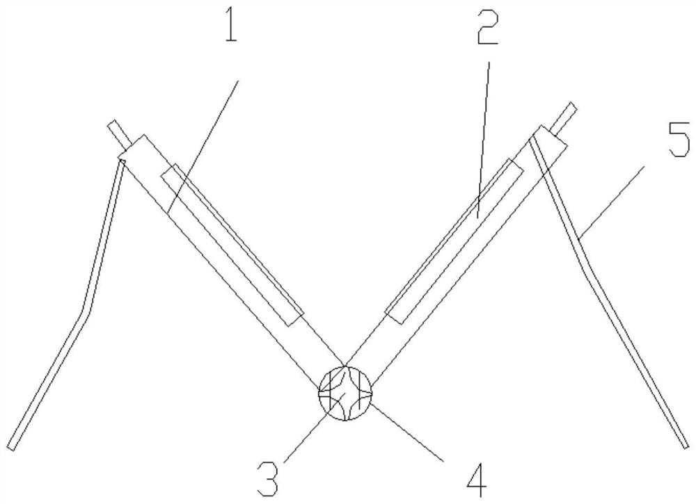 Chip overlapping assembly device