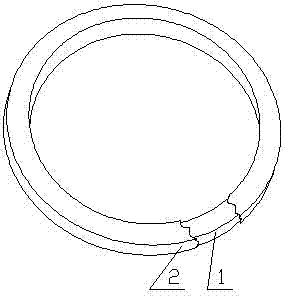 Silver thin film composited carbon sealing ring and preparation method thereof
