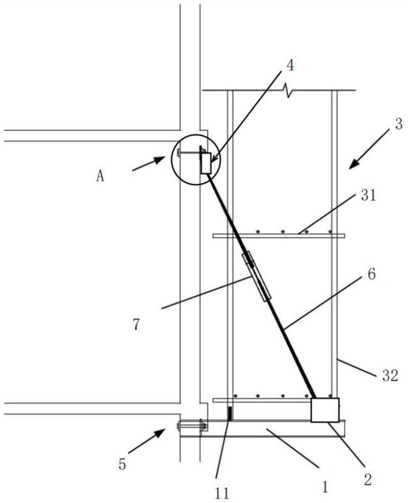 Cantilever scaffold and construction technology thereof