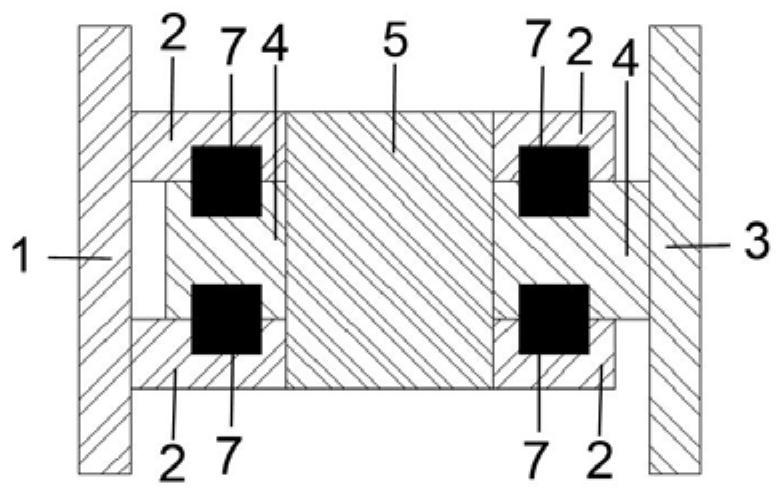 An easy-to-repair lead-plastic hinge