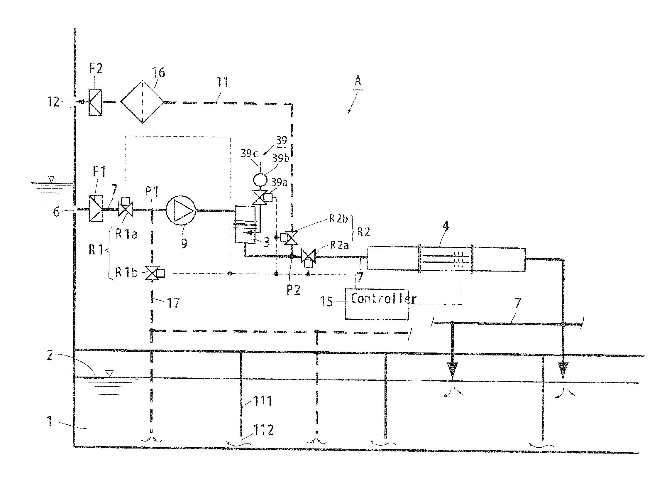 Ballast water treatment equipment, a ballast water detoxifying treatment system using the same, and a method for treating the ballast water