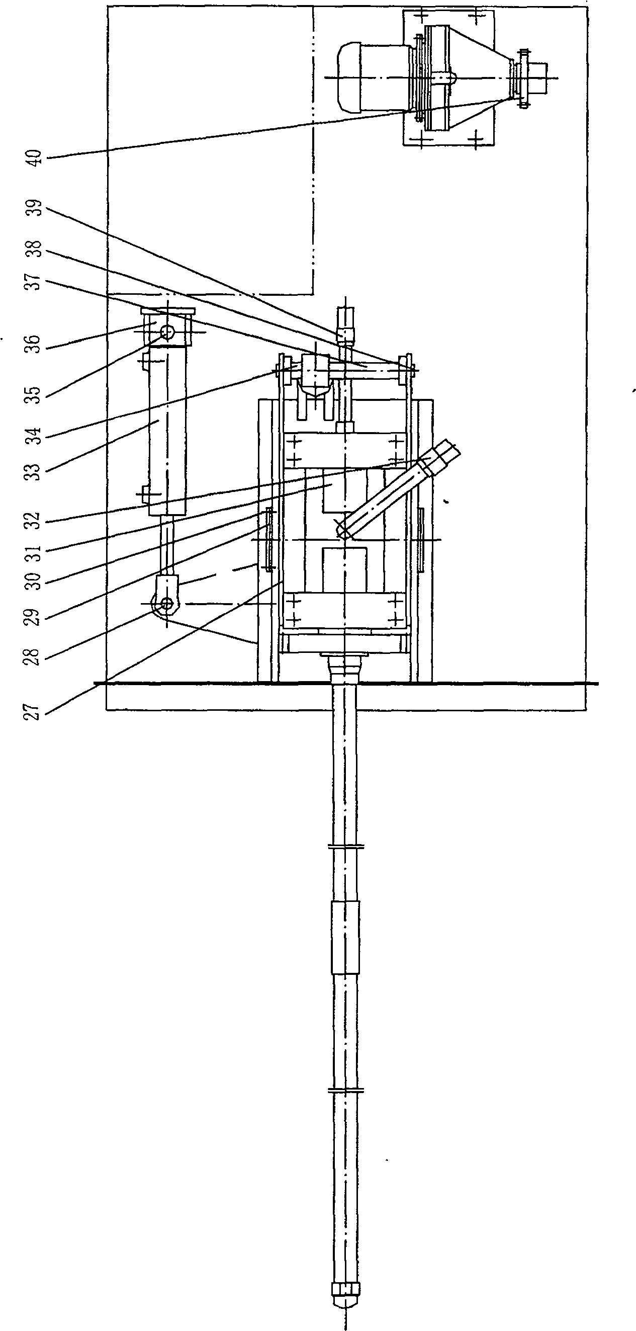 Horizontal flame gun