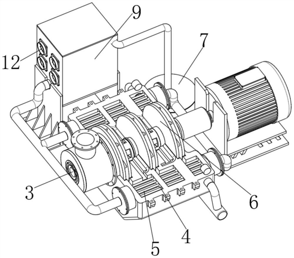 A green and environment-friendly low energy consumption silent air compressor