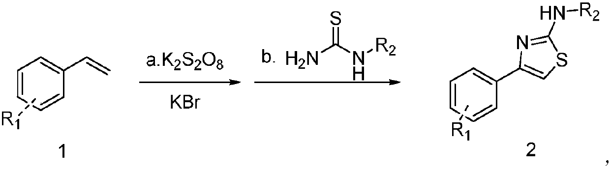 Synthesis method of novel thiazole ring derivative