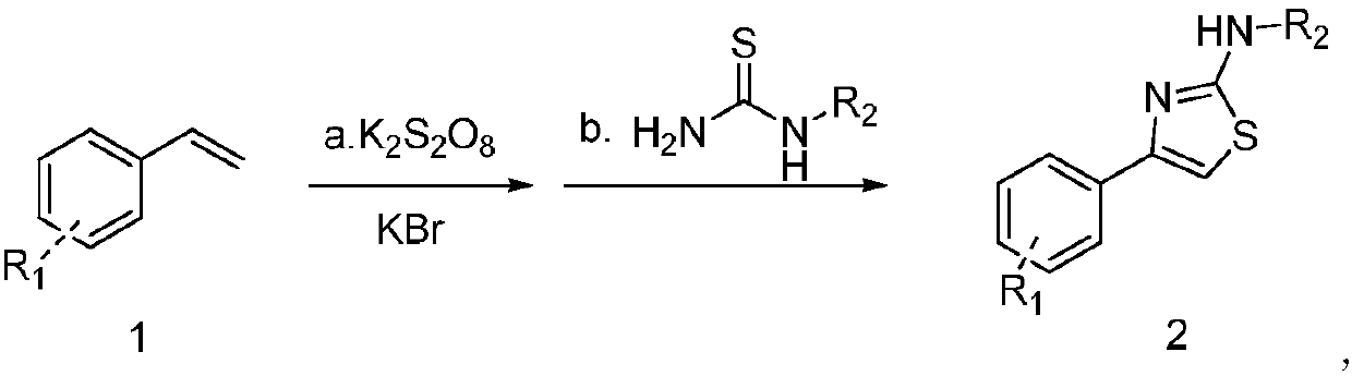 Synthesis method of novel thiazole ring derivative