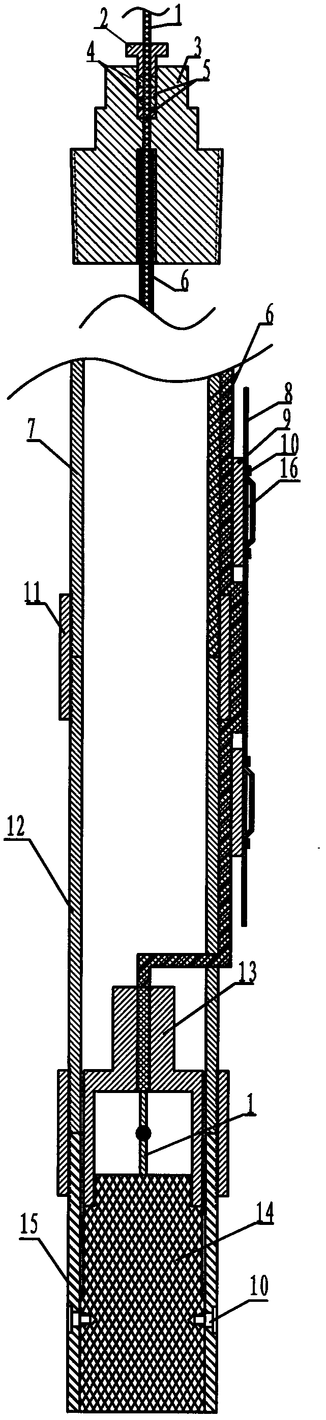Signal transmission method for downhole measurement and control system